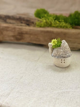 画像をギャラリービューアに読み込む, 貝殻屋根の小さなお家 ぽってりS〜プリザーブドモス&フラワーの貝殻オブジェ